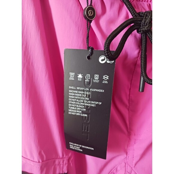 Decibel Buckle Strap Cargo Pants Streetwear Pockets Pink 2XL - Picture 6 of 10